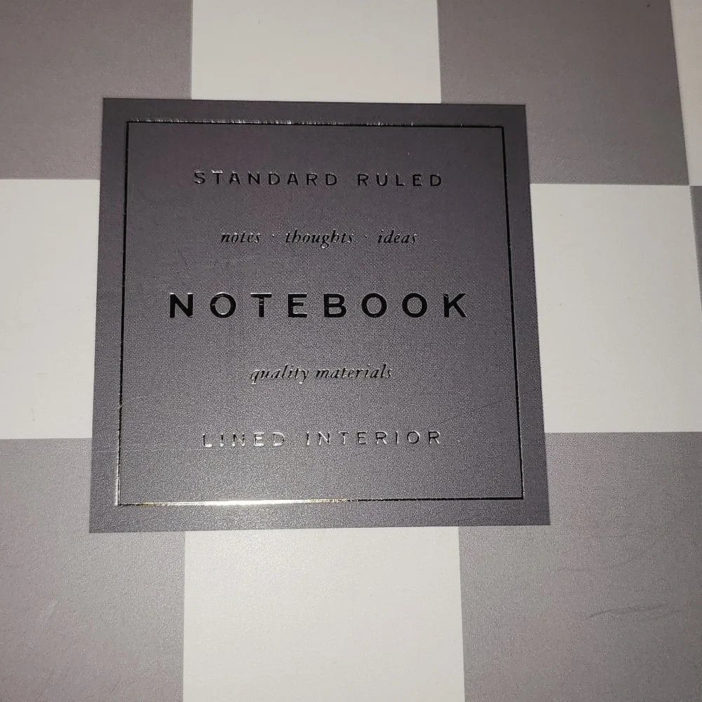 Brand New Fringe checker notebook